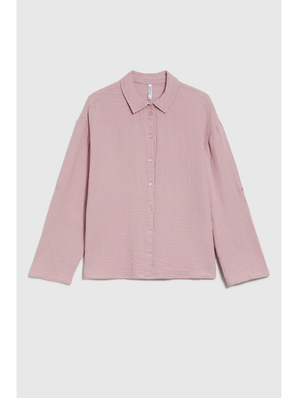 Moodo Puder ružičasta košulja Moodo