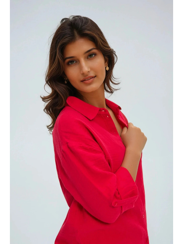 Moodo Crvena ženska košulja
