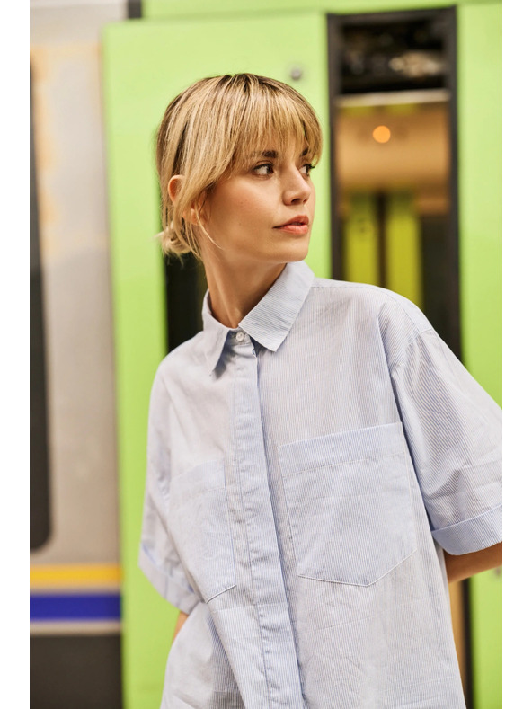 Moodo Ženska svijetloplava košulja