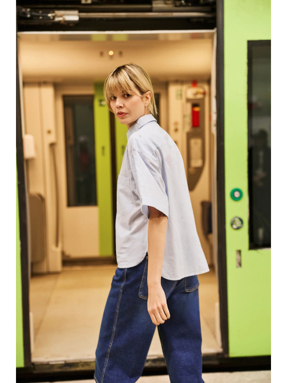 Moodo Ženska svijetloplava košulja