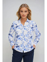 Moodo Svijetloplava cvjetna košulja Moodo