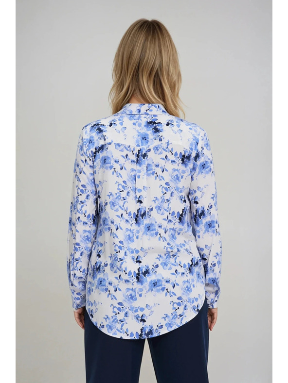 Moodo Svijetloplava cvjetna košulja Moodo