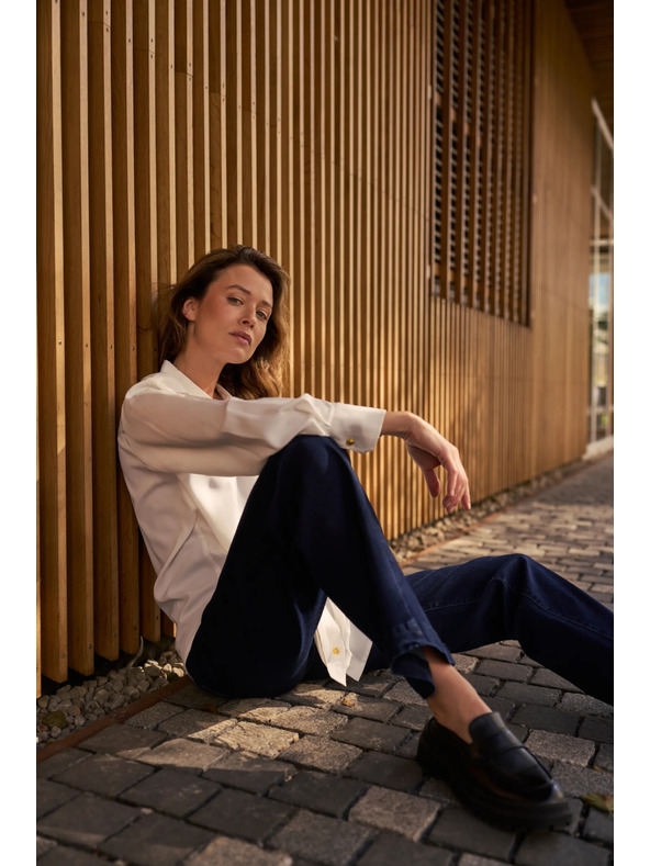 Moodo Moodo bijela ženska košulja