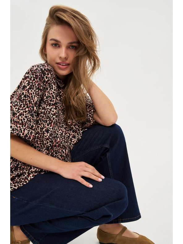 Moodo Ženska leopard košulja Moodo