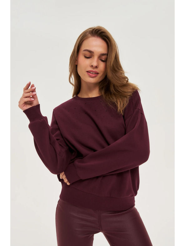 Moodo Smeđa baloon mikina Moodo