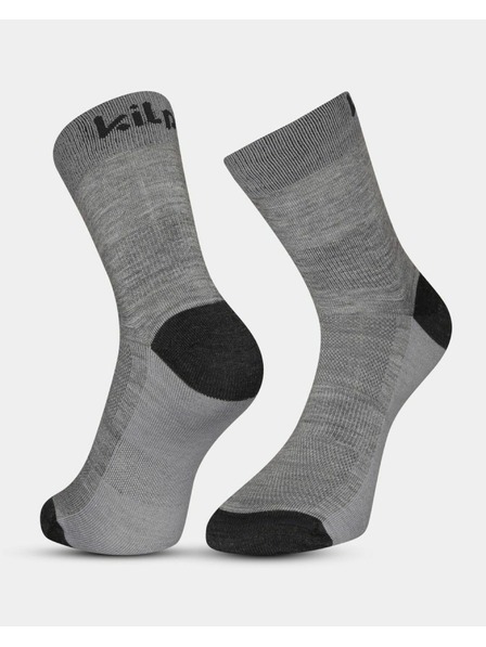 Kilpi Outdoor čarape s merino vunom Kilpi LIRIN-U Svjetlo siva