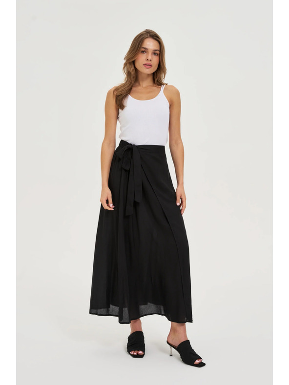 Moodo Dugo žensko krilo Moodo - crno