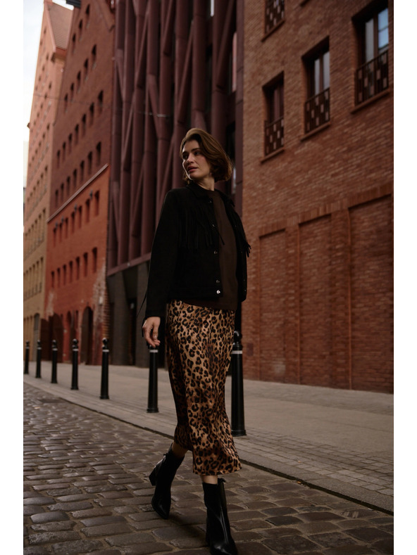 Moodo Žensko leopardsko krilo Moodo – smeđe