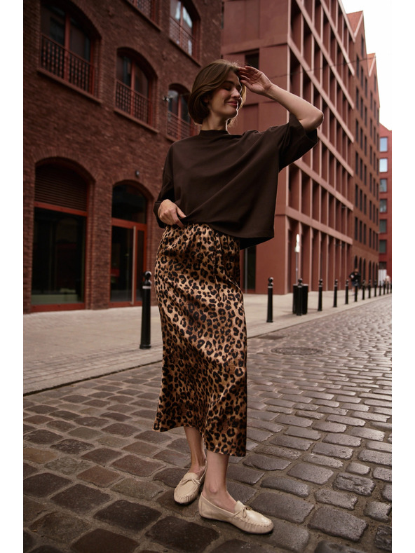 Moodo Žensko leopardsko krilo Moodo – smeđe