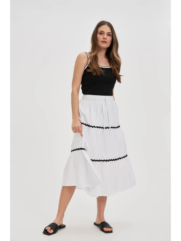 Moodo Ženska suknja Moodo - bijela