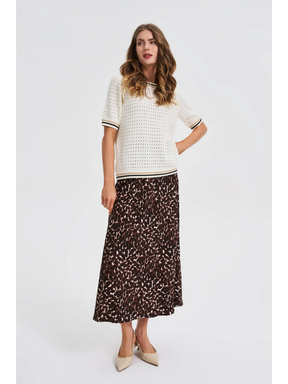 Moodo Ženski džemper Moodo – bijela boja