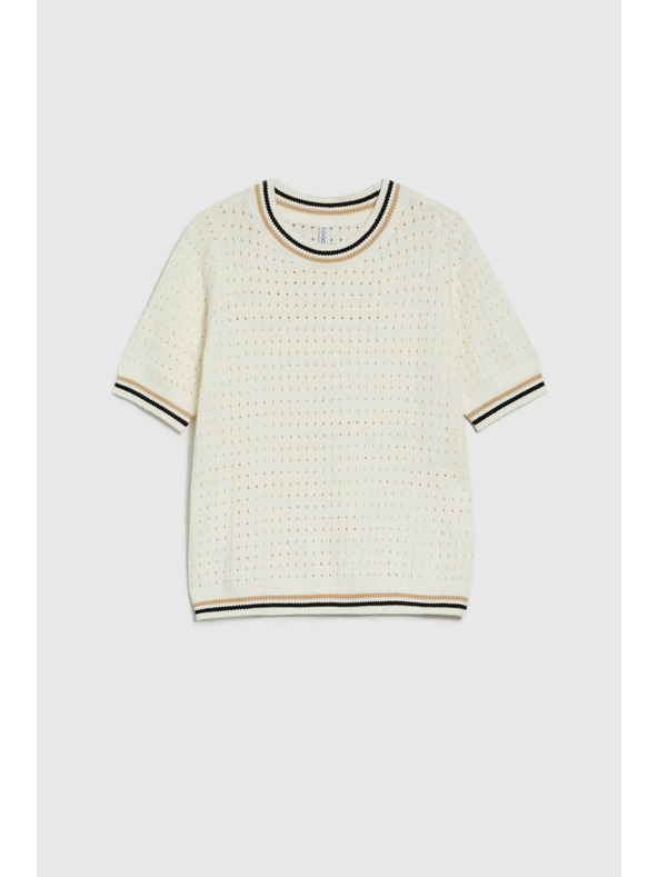 Moodo Ženski džemper Moodo – bijela boja