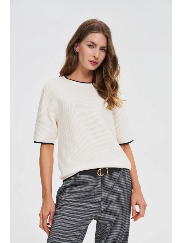 Moodo Ženski džemper Moodo – bijela boja