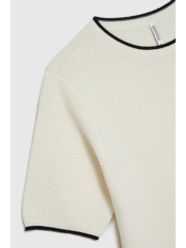 Moodo Ženski džemper Moodo – bijela boja