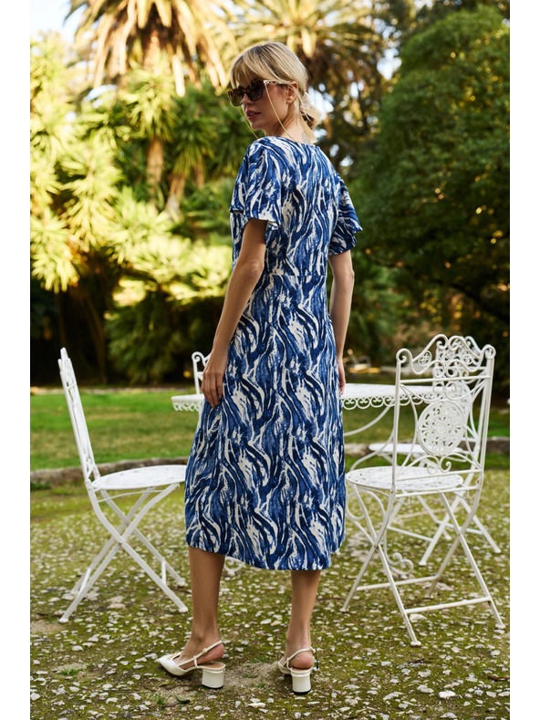 Moodo Moodo ženska haljina s uzorkom