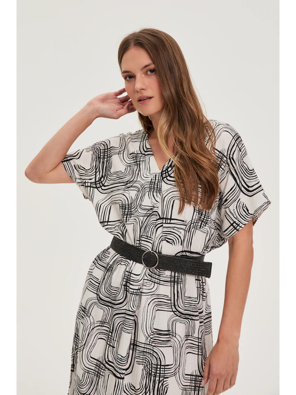 Moodo Ženske haljine Moodo s pojasom