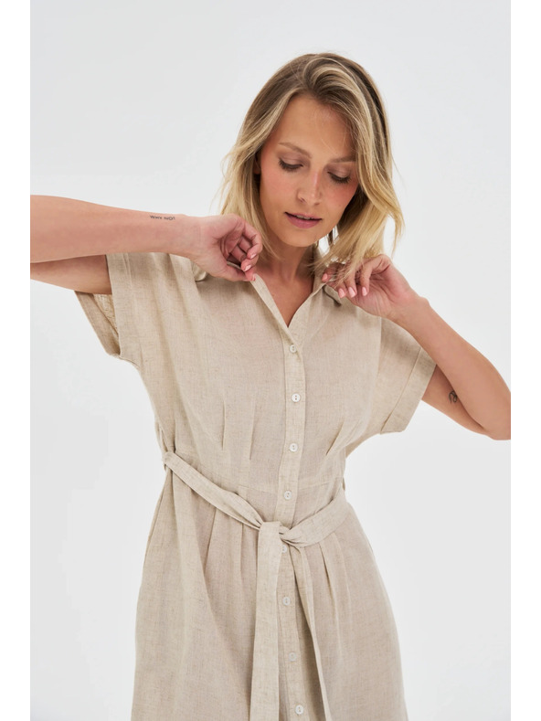 Moodo Ženske košuljaste haljine Moodo - bež