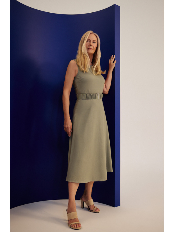 Moodo Ženske haljine Moodo - zelene