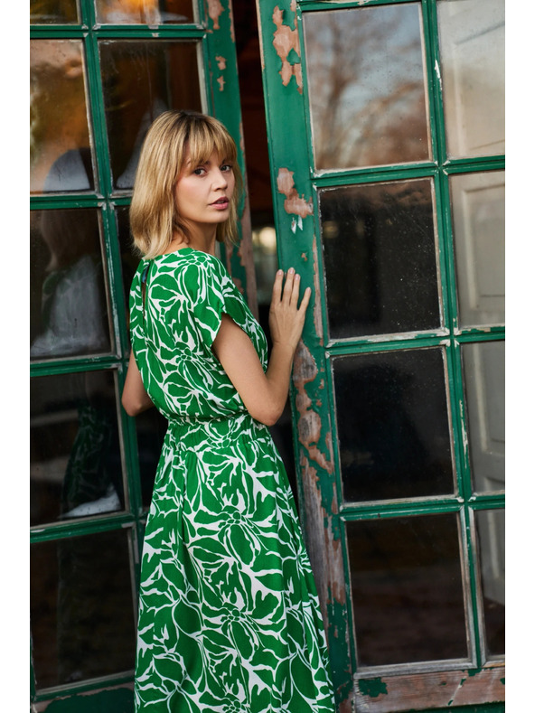 Moodo Ženske haljine Moodo - zelene