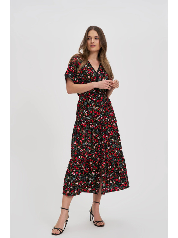 Moodo Ženske haljine Moodo crveno-crne