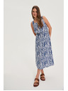 Moodo Ženske haljine Moodo plavo-bijele