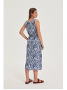 Moodo Ženske haljine Moodo plavo-bijele