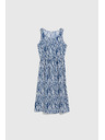 Moodo Ženske haljine Moodo plavo-bijele