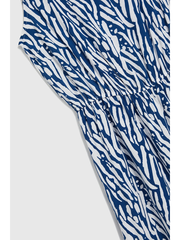 Moodo Ženske haljine Moodo plavo-bijele