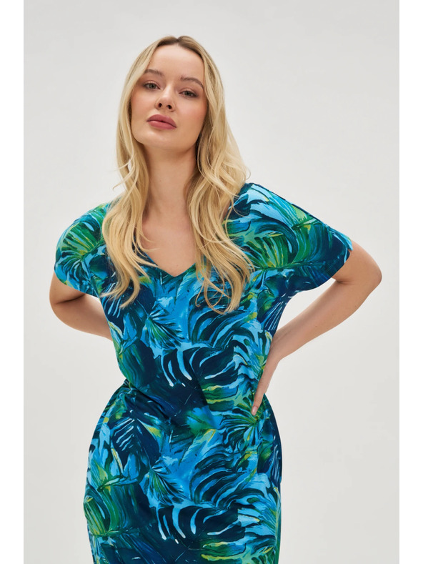 Moodo Ženske haljine Moodo - tirkizne