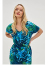 Moodo Ženske haljine Moodo - tirkizne