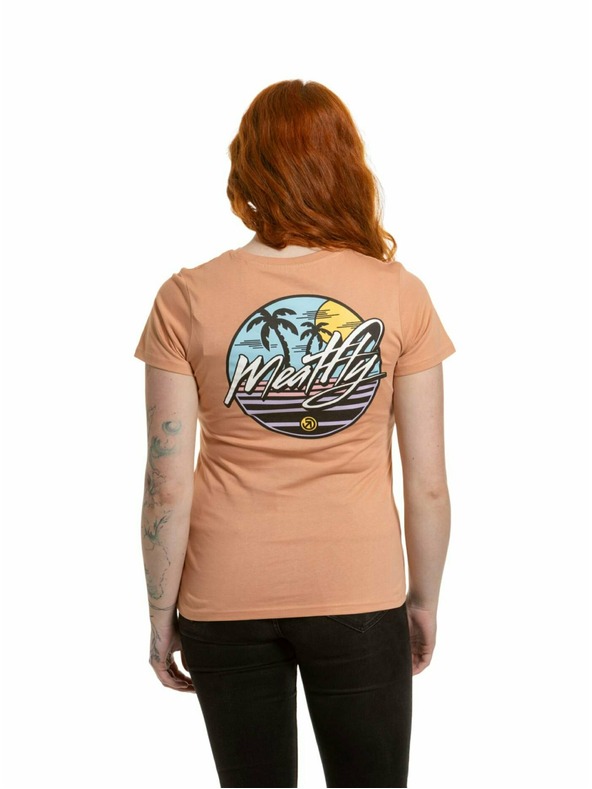 Meatfly Meatfly ženska majica Shori Coral Sand