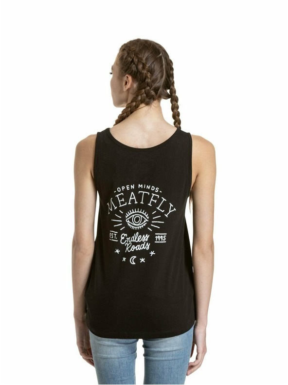 Meatfly Meatfly ženski top Hailey Black / White