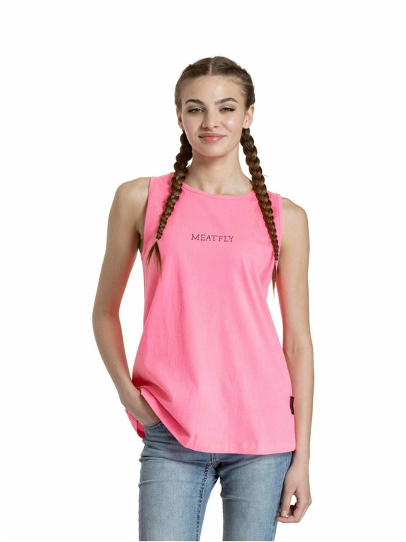 Meatfly Meatfly ženski top Hailey Neon Pink