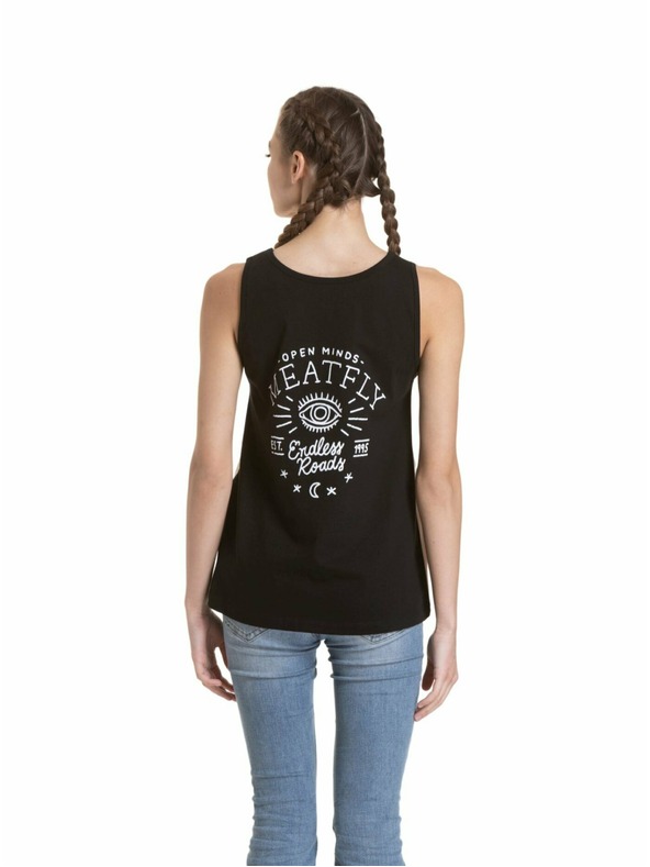 Meatfly Meatfly ženski top Hailey Tapioca / Black