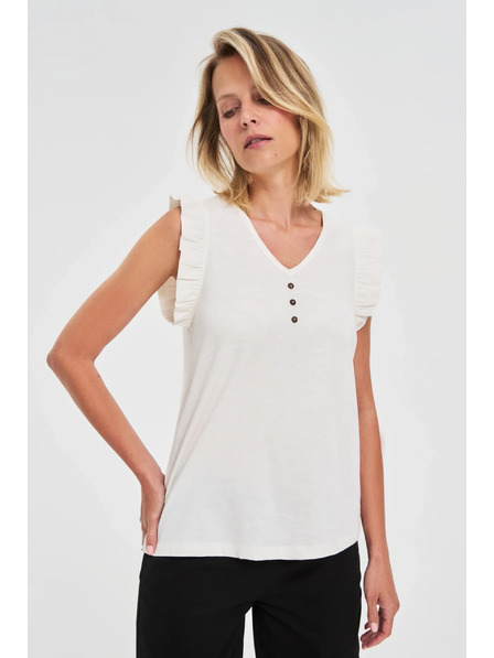 Moodo Ženska majica Moodo – bijela