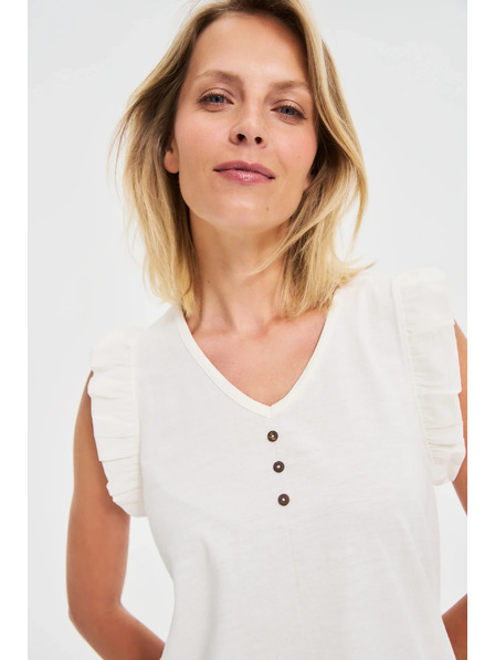 Moodo Ženska majica Moodo – bijela