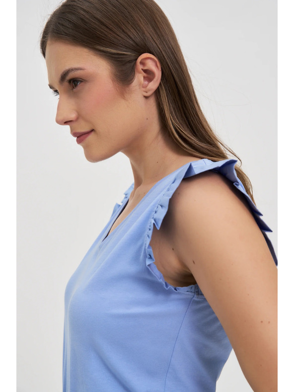 Moodo Ženska majica Moodo s volanima