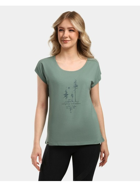 Kilpi Ženska majica od pamuka Kilpi ROANE-W Khaki