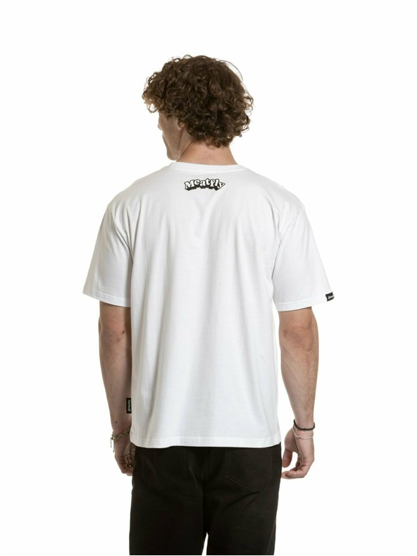Meatfly Meatfly unisex majica Carter 30 Groove White