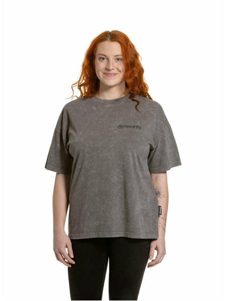 Meatfly Meatfly ženska majica Vexey Pewter | Smeđa