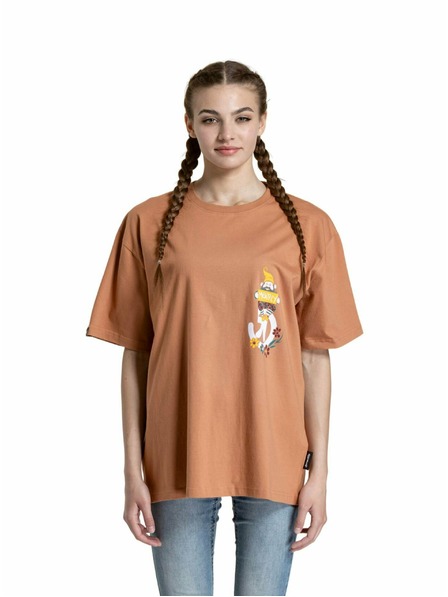 Meatfly Meatfly unisex majica Dwarf Cork Dwarf | Smeđa