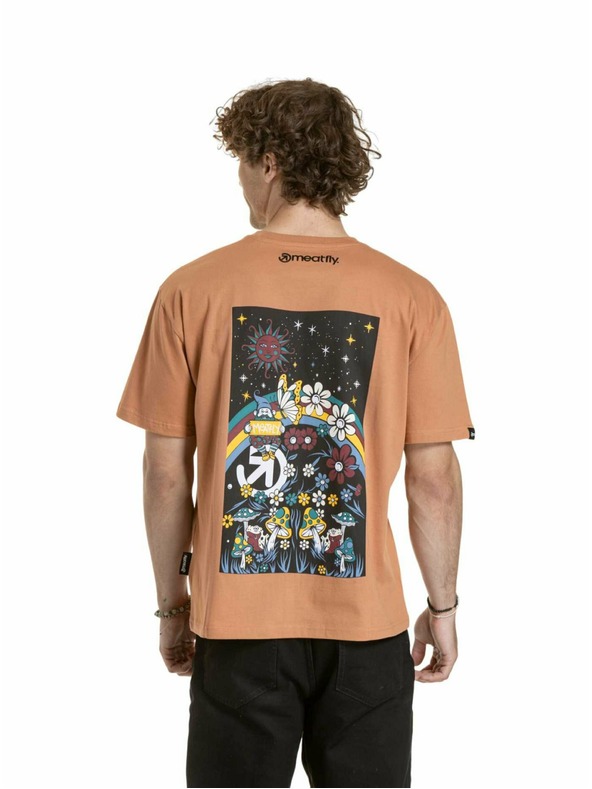 Meatfly Meatfly unisex majica Dwarf Cork Dwarf | Smeđa