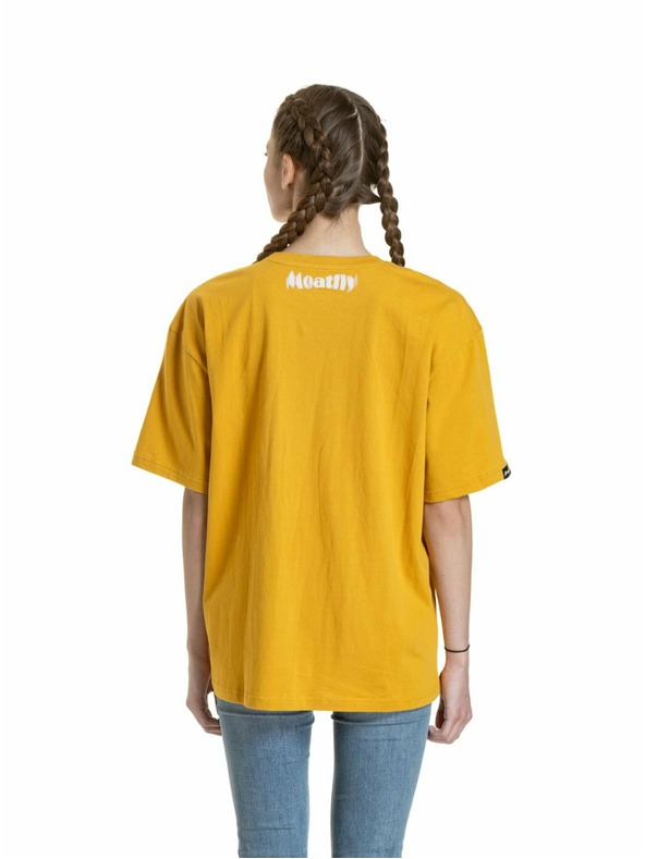 Meatfly Meatfly unisex majica Domes Gold Bronze Blured | Smeđa