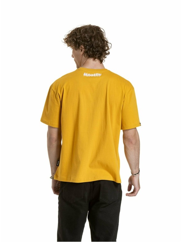 Meatfly Meatfly unisex majica Domes Gold Bronze Blured | Smeđa