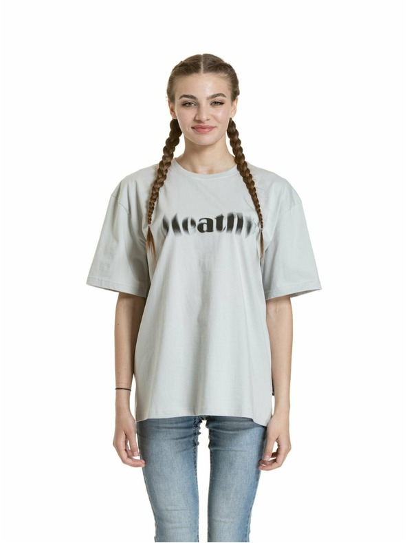 Meatfly Meatfly unisex majica Domes Stone Blured | Siva