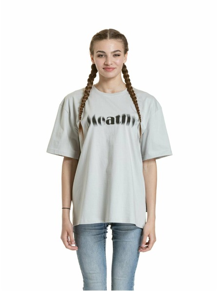 Meatfly Meatfly unisex majica Domes Stone Blured | Siva