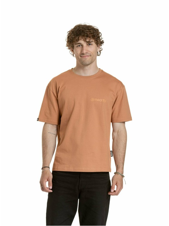 Meatfly Meatfly unisex majica Minimal Cork | Smeđa