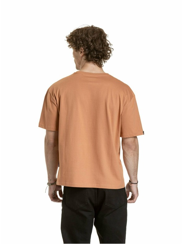 Meatfly Meatfly unisex majica Minimal Cork | Smeđa