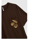 Moodo Ženska smeđa majica s printom