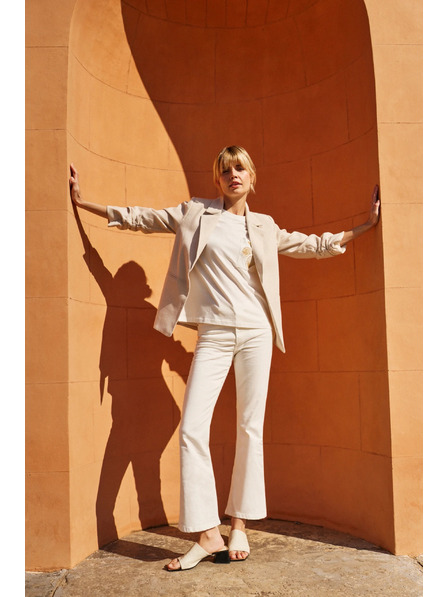 Moodo Ženska bijela majica s printom